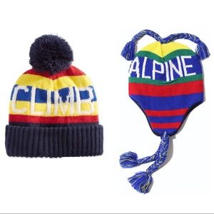 Men’s Ralph Lauren color block beanies